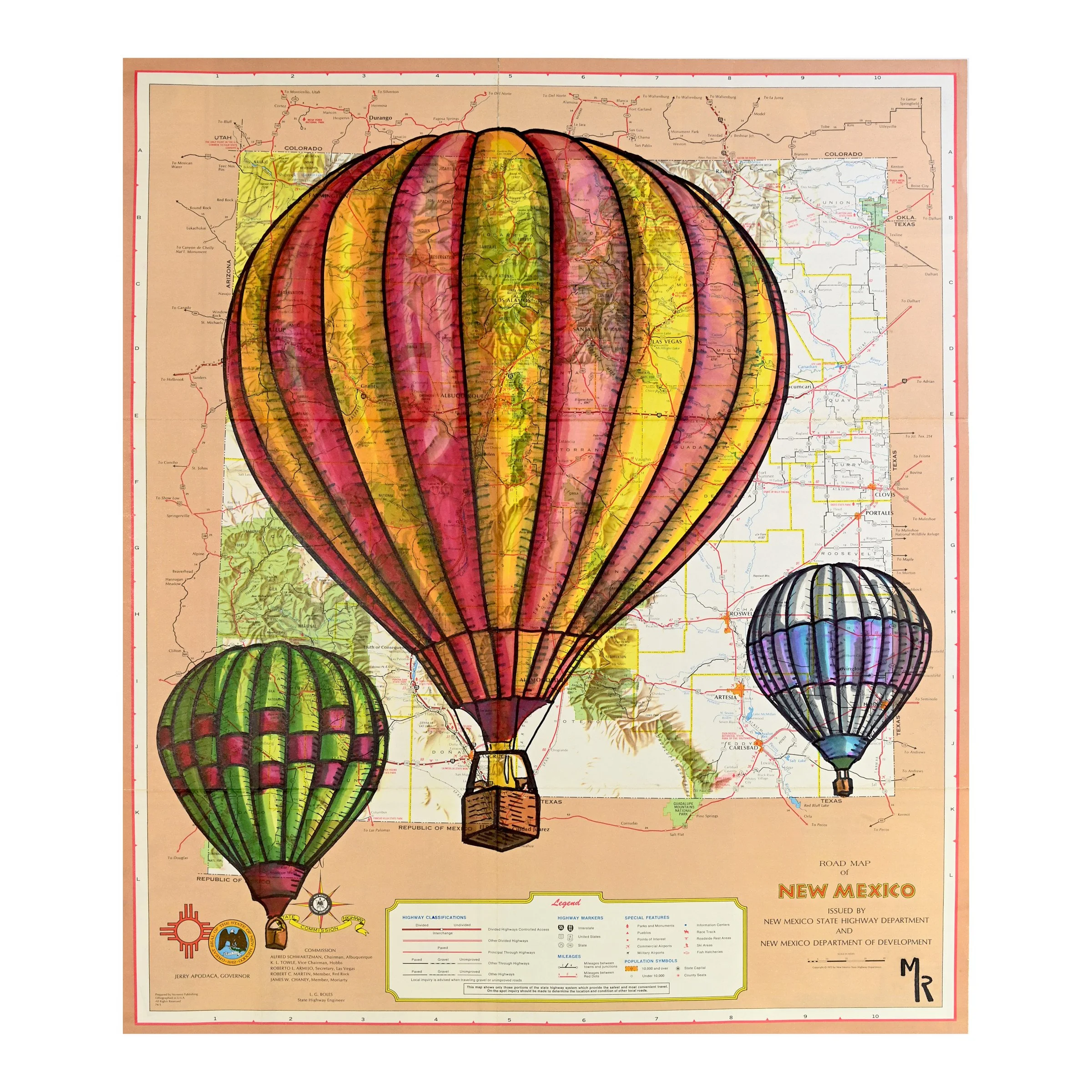New Mexico Hot Air Balloons Print - 16